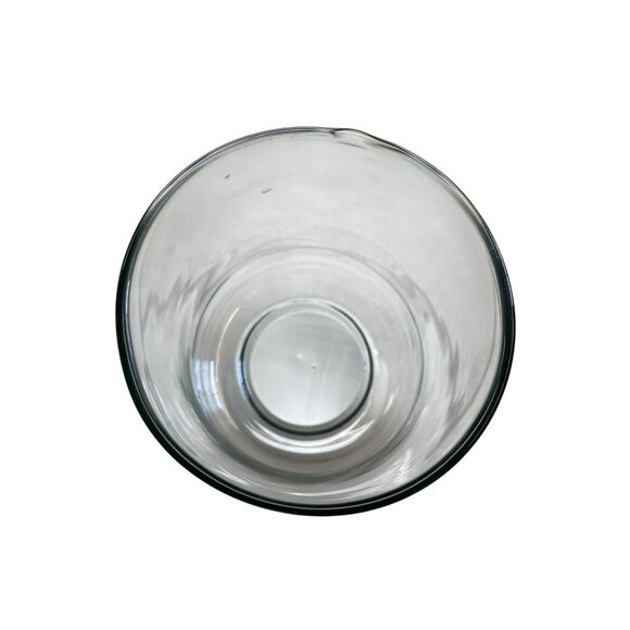 Glass & White Metal Pedestal Candle Holder With Elegant Design - Picture 2 of 5